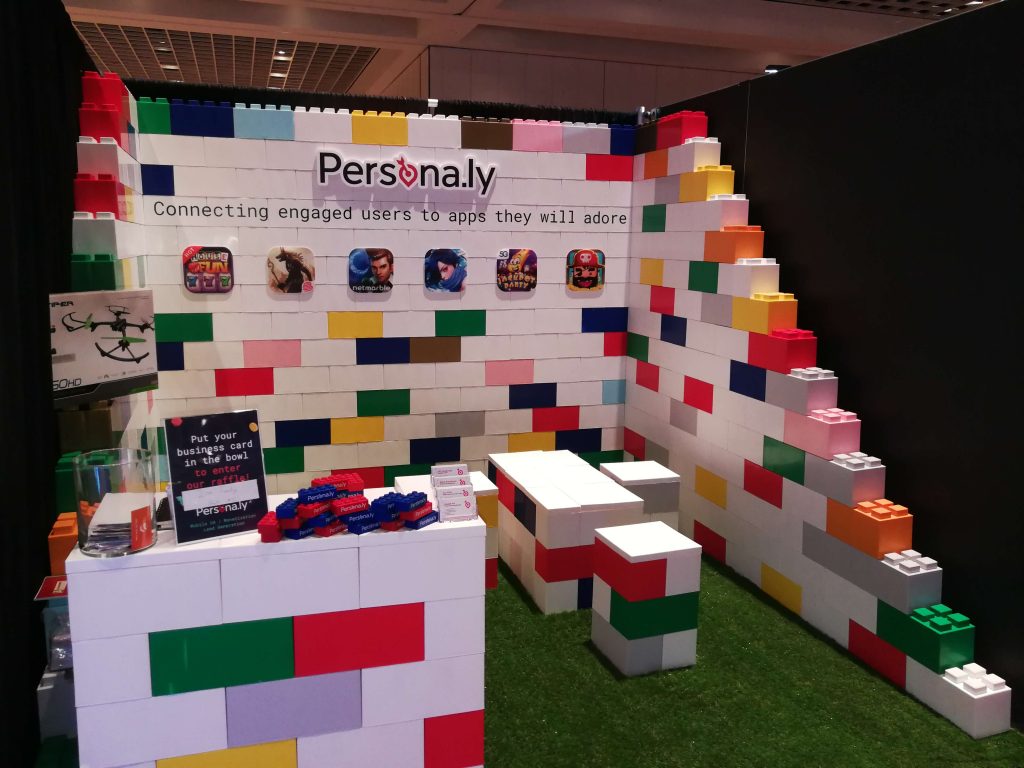 Persona.ly's booth at Affiliate Summit West (ASW)